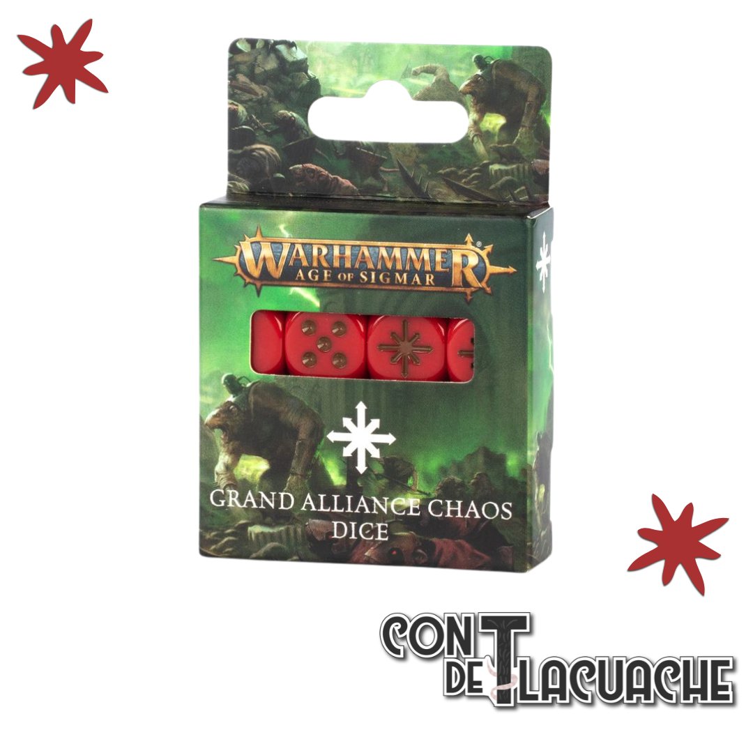 Age Of Sigmar - Grand Alliance Chaos Dice | Games Workshop - Con T de Tlacuache - Games Workshop