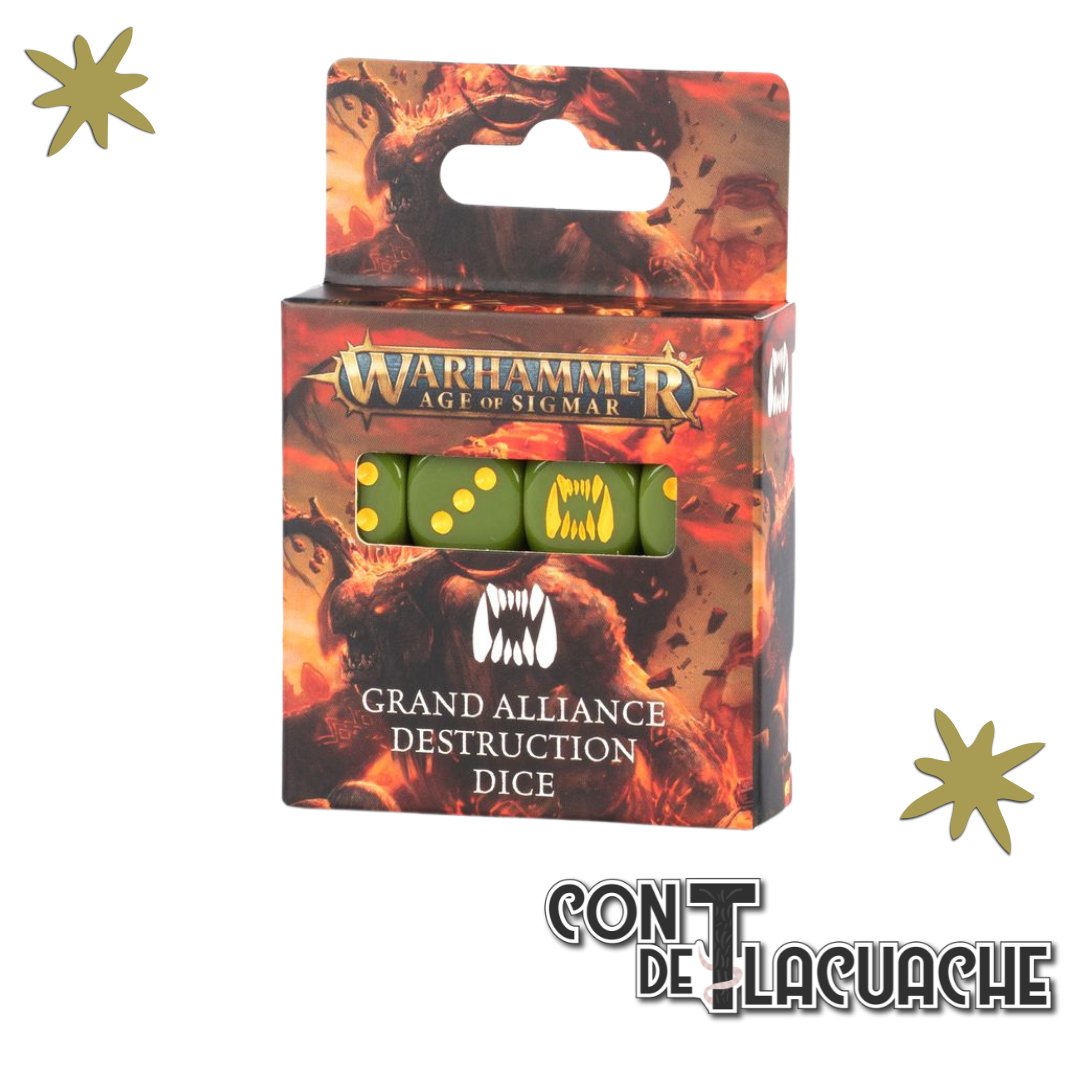 Age of Sigmar - Grand Alliance Destruction Dice | Games Workshop - Con T de Tlacuache - Games Workshop