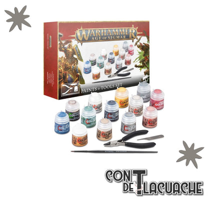 Age Of Sigmar Paints+Tools | Games Workshop - Con T de Tlacuache - Games Workshop