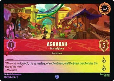 Agrabah - Marketplace (Cold Foil) - Con T de Tlacuache - Ravensburger