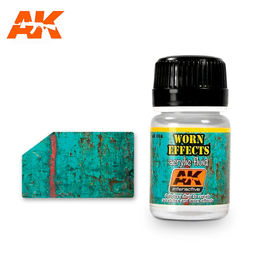 AK Interactive Chipping Effects Acrylic Fluid - Con T de Tlacuache - Ak Interactive