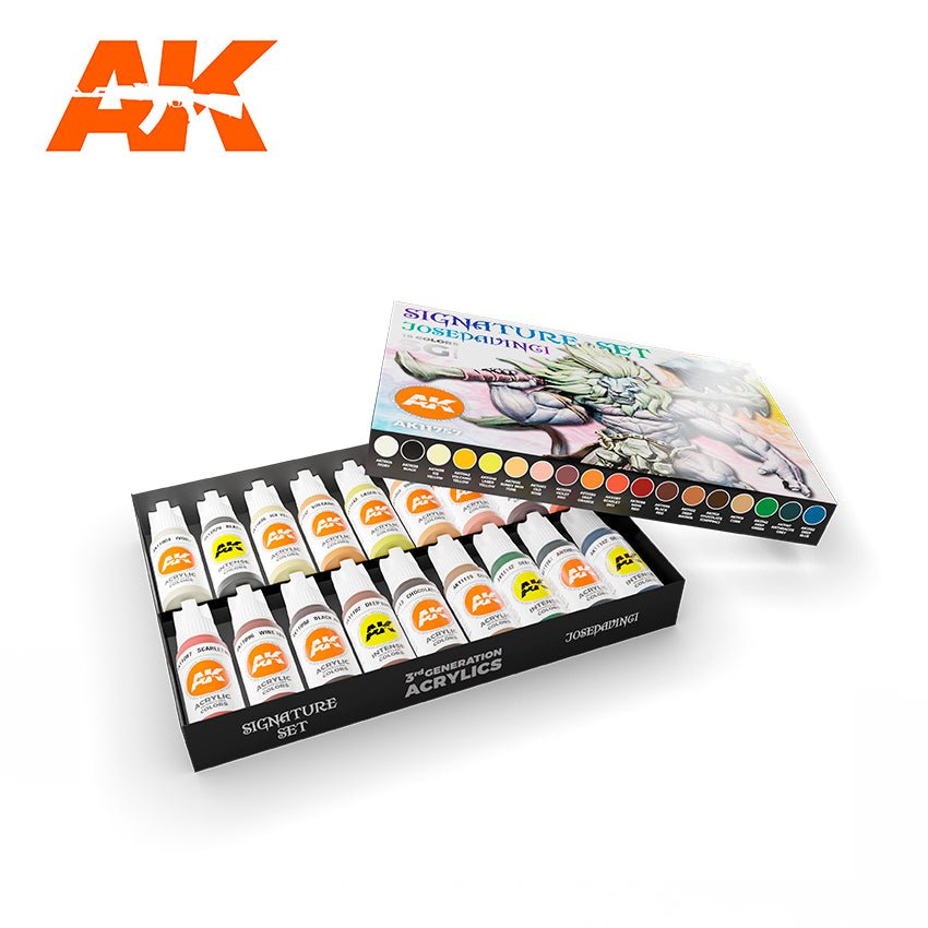 AK Interactive Signature Set - JoseDavinci 3G - Con T de Tlacuache - Ak Interactive