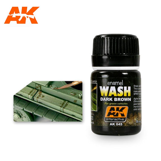 AK Interactive Wash For Green Vehicles - Con T de Tlacuache - Ak Interactive