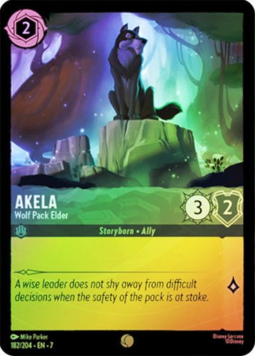 Akela - Wolf Pack Elder (Cold Foil) - Con T de Tlacuache - Ravensburger