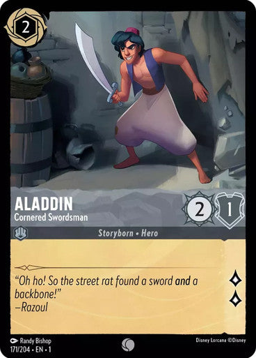 Aladdin - Cornered Swordsman ( Non-foil )