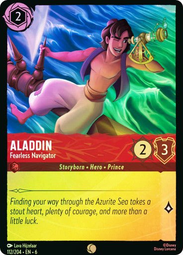 Aladdin - Fearless Navigator ( Cold Foil ) - Con T de Tlacuache - Ravensburger