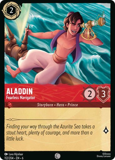 Aladdin - Fearless Navigator ( Non - foil ) - Con T de Tlacuache - Ravensburger