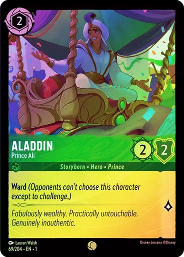 Aladdin - Prince Ali ( Cold Foil ) - Con T de Tlacuache - Ravensburger