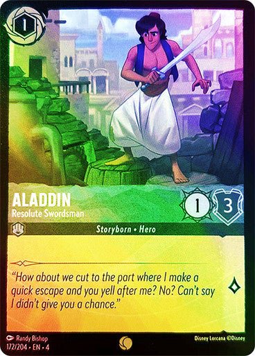 Aladdin - Resolute Swordsman ( Cold Foil ) | Ravesburger - Con T de Tlacuache - Ravensburger