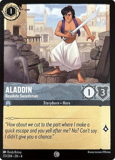 Aladdin - Resolute Swordsman ( Non-foil ) | Ravesburger