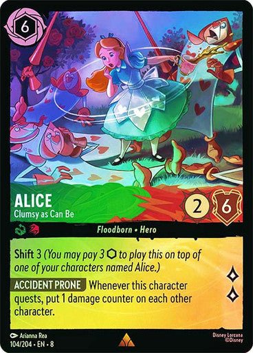 Alice - Clumsy as Can Be (Cold Foil) - Con T de Tlacuache - Ravensburger