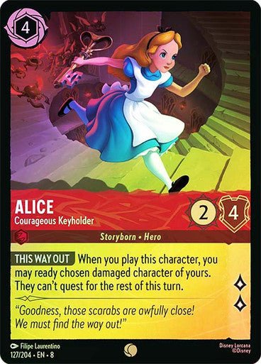 Alice - Courageous Keyholder (Cold Foil) - Con T de Tlacuache - Ravensburger
