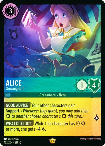 Alice - Growing Girl (Cold Foil) - Con T de Tlacuache - Ravensburger