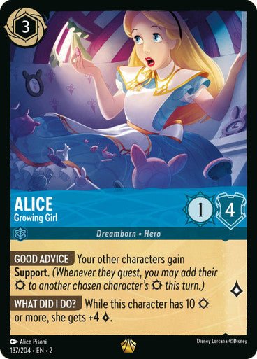 Alice - Growing Girl (Non - foil) - Con T de Tlacuache - Ravensburger