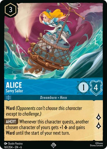 Alice - Savvy Sailor ( Non - foil ) - Con T de Tlacuache - Ravensburger