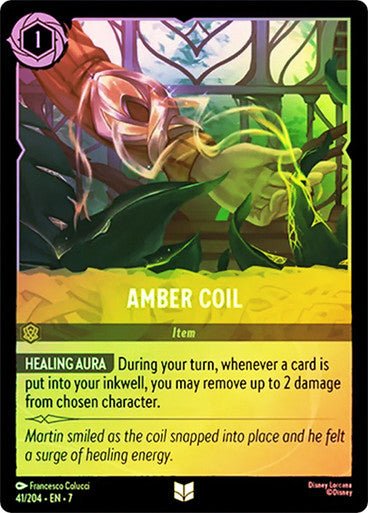 Amber Coil (Cold Foil) - Con T de Tlacuache - Ravensburger