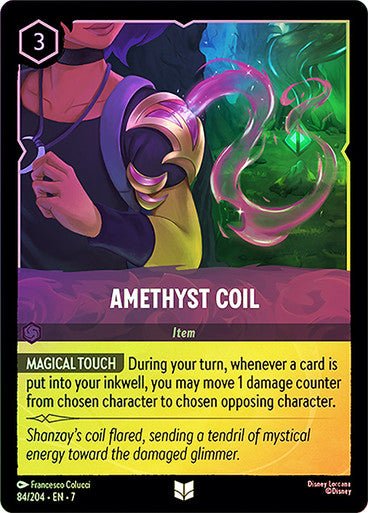 Amethyst Coil (Cold Foil) - Con T de Tlacuache - Ravensburger