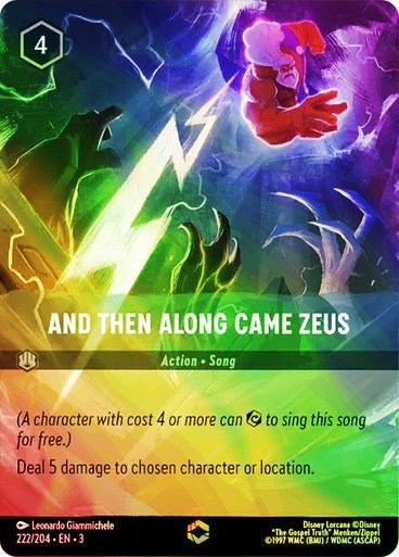 And Then Along Came Zeus (Inkwash Foil) - Con T de Tlacuache - Ravensburger