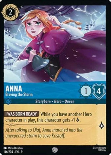 Anna - Braving the Storm (Non - foil) - Con T de Tlacuache - Ravensburger