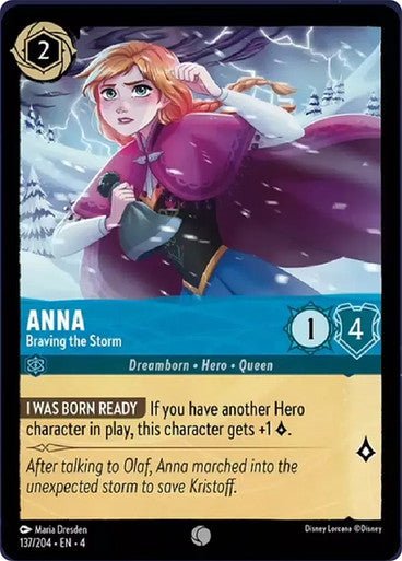 Anna - Braving the Storm ( Non - foil ) | Ravesburger - Con T de Tlacuache - Ravensburger