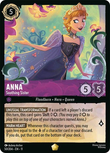 Anna (Non - foil) | Ravensburger - Con T de Tlacuache - Ravensburger