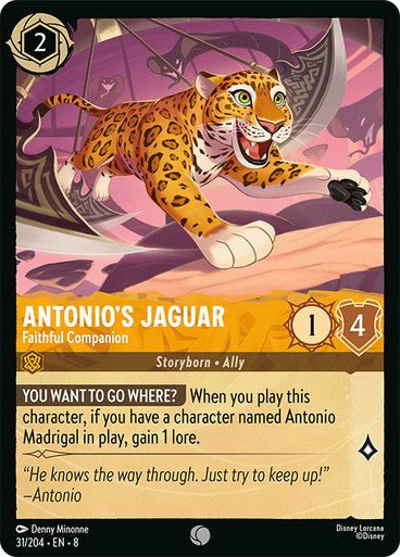 Antonio's Jaguar - Faithful Companion (Non - foil) - Con T de Tlacuache - Ravensburger