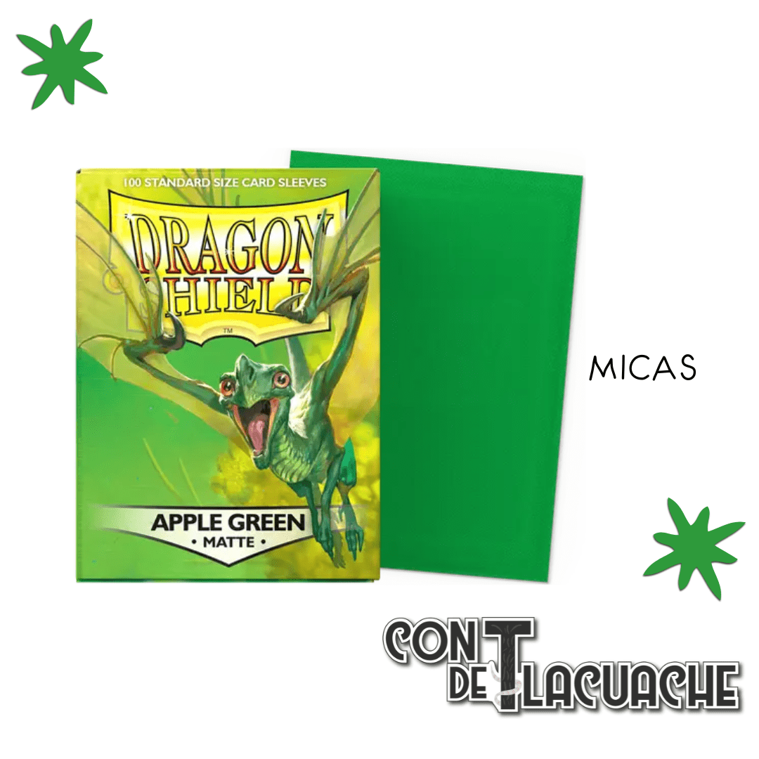 Apple Green Matte Standard 100pz | Dragon Shield - Con T de Tlacuache - Dragonshield