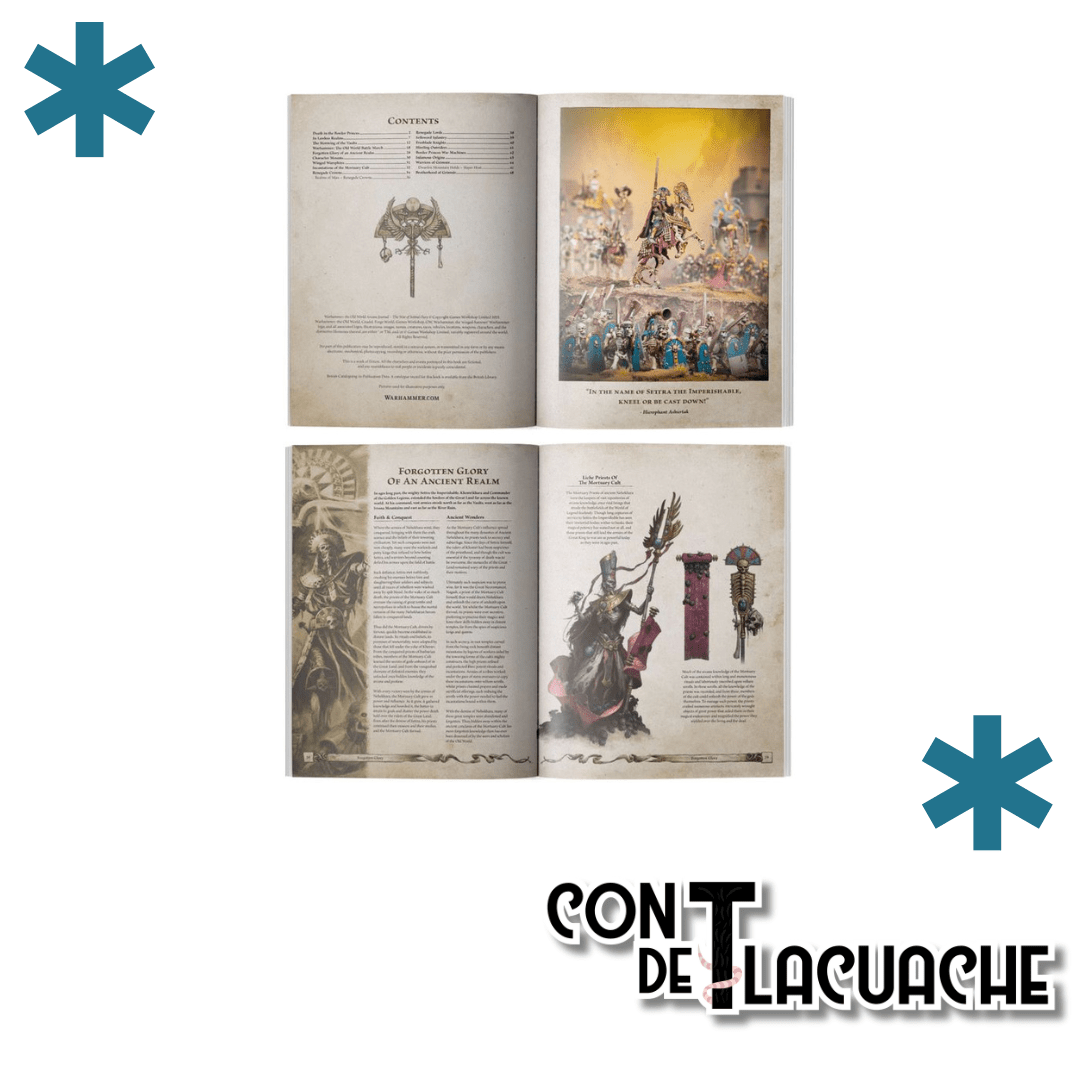 Arcane Journal The War Of Settra's Fury | Games Workshop - Con T de Tlacuache - Games Workshop