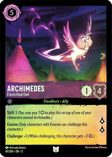 Archimedes - Electrified Owl (Cold Foil ) - Con T de Tlacuache - Ravensburger