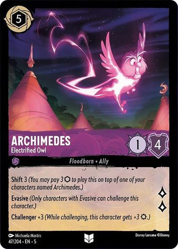 Archimedes - Electrified Owl (Non - foil ) - Con T de Tlacuache - Ravensburger