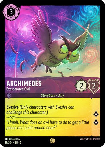 Archimedes - Exasperated Owl (Cold Foil ) - Con T de Tlacuache - Ravensburger