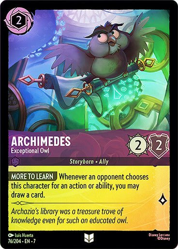 Archimedes - Exceptional Owl (Cold Foil) - Con T de Tlacuache - Ravensburger