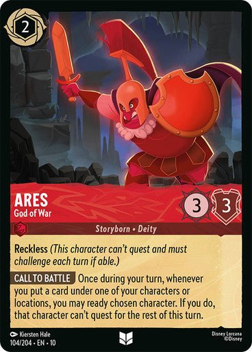 Ares (Non - foil) - Con T de Tlacuache - Ravensburger