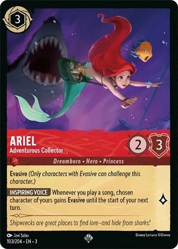 Ariel - Adventurous Collector (Non - foil) - Con T de Tlacuache - Ravensburger