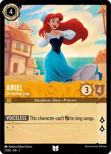 Ariel - On Human Legs ( Non - foil ) - Con T de Tlacuache - Ravensburger