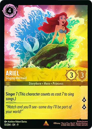 Ariel - Singing Mermaid (Cold Foil) - Con T de Tlacuache - Ravensburger