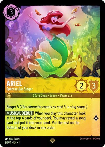 Ariel - Spectacular Singer ( Cold Foil ) - Con T de Tlacuache - Ravensburger