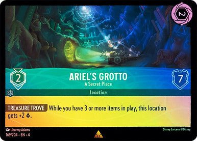 Ariel's Grotto - A Secret Place ( Cold Foil ) | Ravesburger - Con T de Tlacuache - Ravensburger