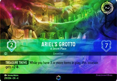 Ariel's Grotto - A Secret Place ( Inkwash Foil ) | Ravesburger - Con T de Tlacuache - Ravensburger