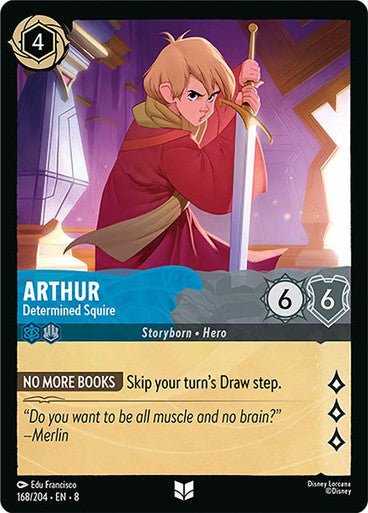 Arthur - Determined Squire (Non - foil) - Con T de Tlacuache - Ravensburger