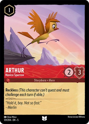 Arthur - Novice Sparrow (Non - foil ) - Con T de Tlacuache - Ravensburger