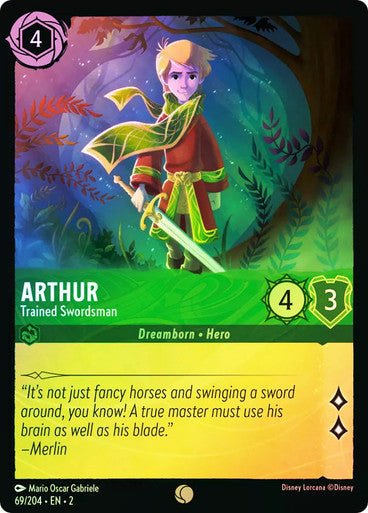 Arthur - Trained Swordsman (Cold Foil) - Con T de Tlacuache - Ravensburger
