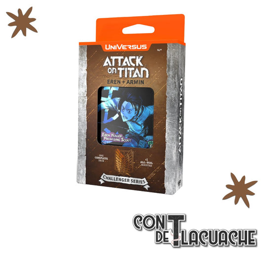 Attack On Titan Battle For Humanity Challenger Deck Eren + Armin | UniVersus - Con T de Tlacuache - UNIVERSUS