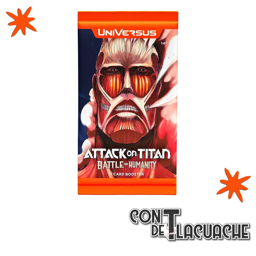 Attack On Titan Booster (1 pza) | UniVersus - Con T de Tlacuache - UNIVERSUS