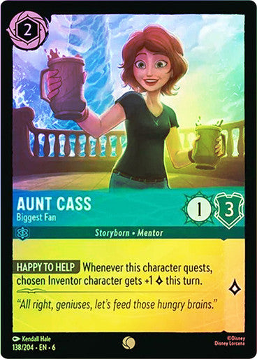 Aunt Cass - Biggest Fan ( Cold Foil )