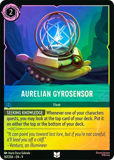 Aurelian Gyrosensor (Cold Foil) - Con T de Tlacuache - Ravensburger