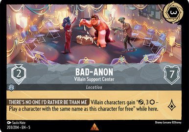 Bad - Anon - Villain Support Center (Non - foil ) - Con T de Tlacuache - Ravensburger