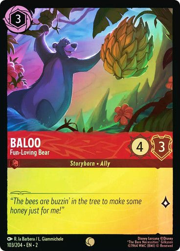 Baloo - Fun - Loving Bear (Cold Foil) - Con T de Tlacuache - Ravensburger