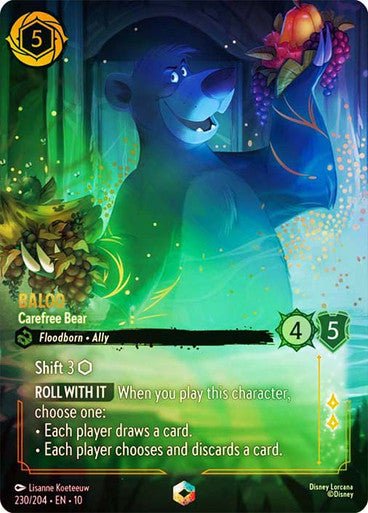 Baloo (Inkwash Foil) - Con T de Tlacuache - Ravensburger