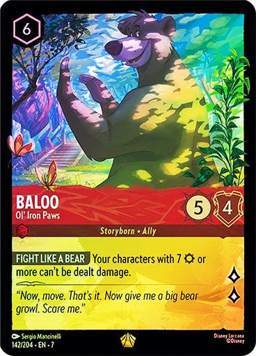 Baloo - Ol' Iron Paws (Cold Foil) - Con T de Tlacuache - Ravensburger